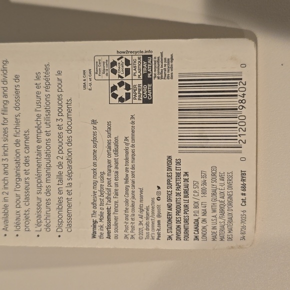 ⭐️ Post-it Tabs Three Colors - Picture 7 of 10